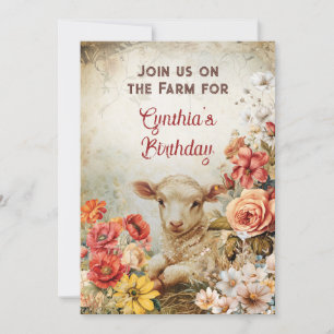 Invitation Chic Country Farm Party Thème