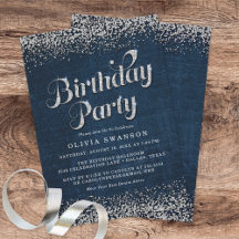 Chic Denim & Diamonds fête d'anniversaire