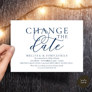 Invitation Chic Faire suivre la date du mariage
