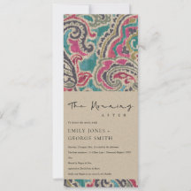 CHIC KRAFT BOHO IKAT TRIBAL MOTIF MATIN APRÈS