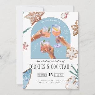 Invitation Chic Noël "Cookies & Cocktails" Soiree