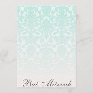 Invitation chic simple de bat mitzvah