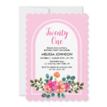 Chic Spring Flora Green Soft Pink 21e anniversaire