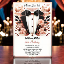 Chic Suit Award Hommes Adulte Tuxedo 18e Anniversa