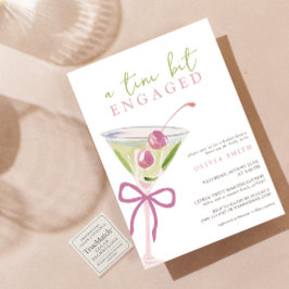 Invitation Chic Tini Bit Engagé Martini Fête des mariées