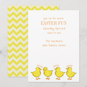 Invitation Chicks 5x7
