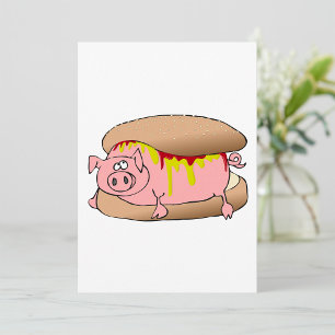 Invitation Chien chaud