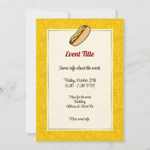 Invitation Chien chaud