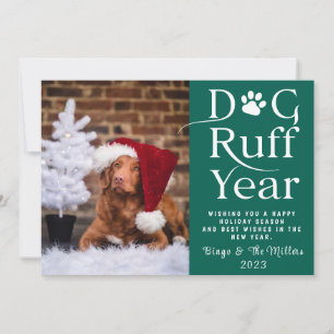 Invitation Chien Ruff Année Animaux de compagnie Photo Funny 