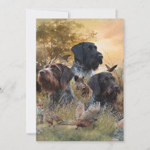 Invitation Chiens de chasse polyvalents