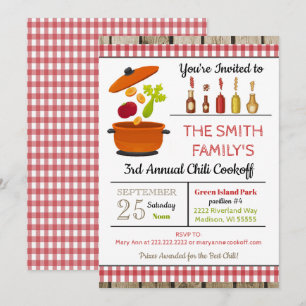 Invitation Chili Cookoff