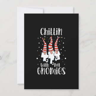 Invitation Chillin Avec Mes Gnomies Jour de Noël Jardin Gnome