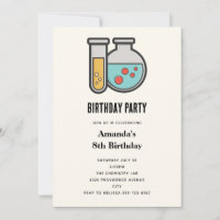 Chimie Tube d'essai et bécher Anniversaire