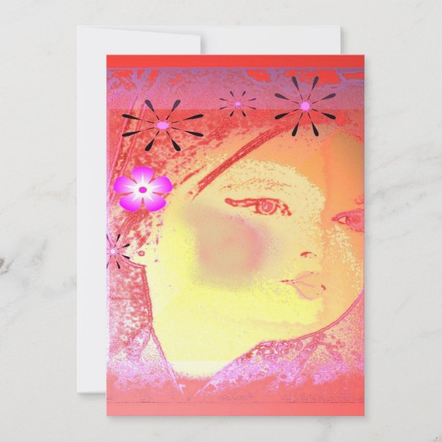 Invitation chinoise orientale (Devant)