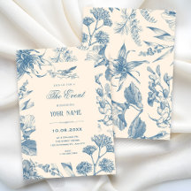 Chinoiserie botanique florale vintage