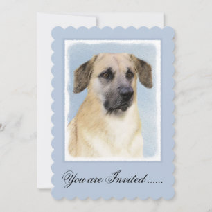 Invitation Chinook (Oreilles Laissées) Peinture - Art Chien o