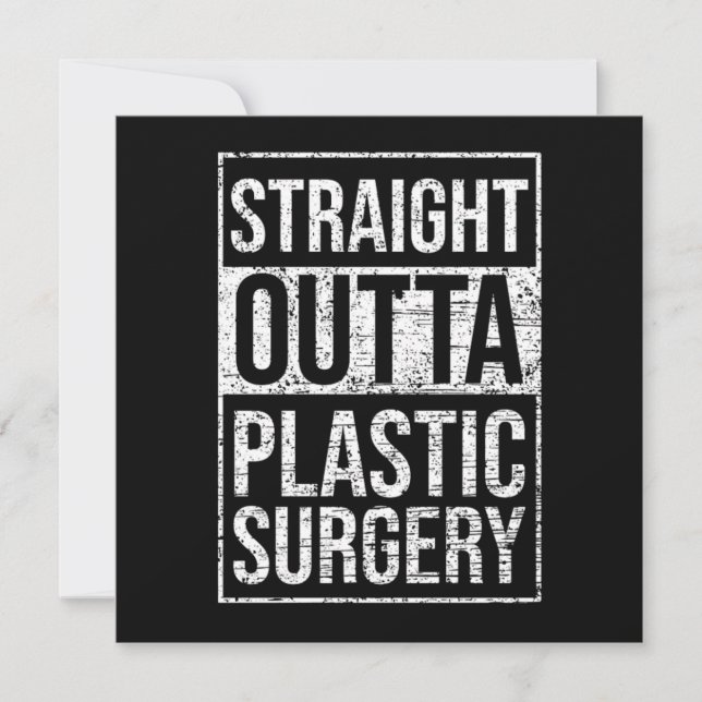 Invitation Chirurgie plastique Chirurgie plastique Chirurgien (Devant)