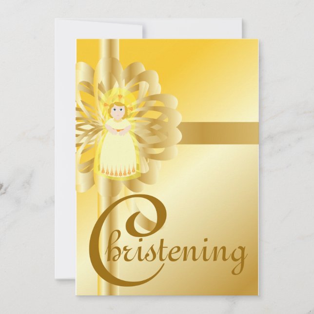 Invitation Chistening - Personnaliser (Devant)