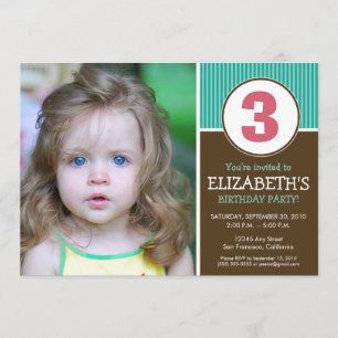 Invitation Chocolat simple et sucré/Invitation d'anniversaire