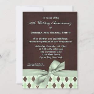 Invitation ChocoMint Mariage Anniversaire