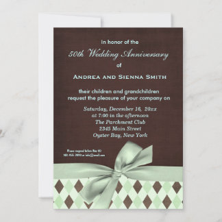 Invitation ChocoMint Mariage Anniversaire