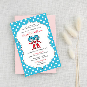 Invitation Chose 1 Chose 2   Baby shower jumeaux