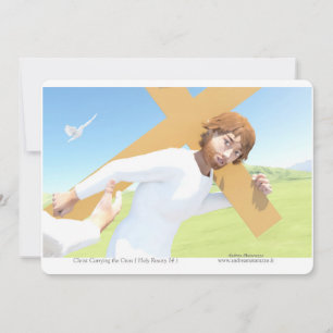 Invitation Christ portant la Croix 