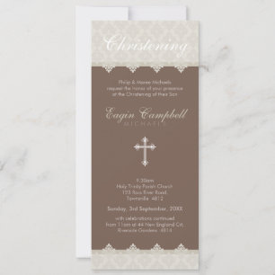 Invitation CHRISTENING INVITES : oh si beautiful 1P