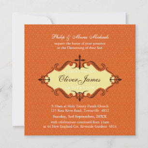 Invitation CHRISTENING INVITES : viva 1SQ