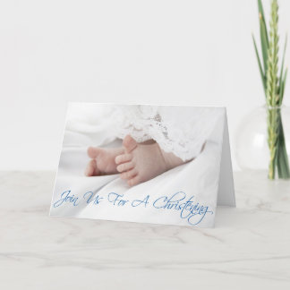 Invitation Christening pour Baby Boy Scroll Down