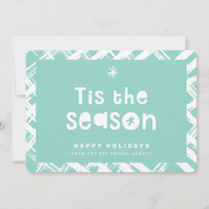 Invitation CHRISTMAS BUSINESS THANKS logo c'est la saison men