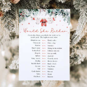 Invitation Christmas Père Noël Voudrait Elle Plutôt Baby show