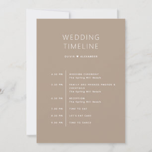 Invitation Chronologie et Bienvenue Taupe Poussiéreux   Maria