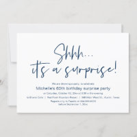 Chut, c'est une fête d'anniversaire surprise