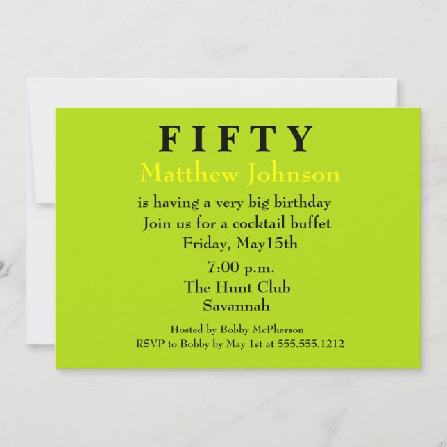 Invitation Chut...C'est une surprise ! ! ! ! ! ! (Devant)