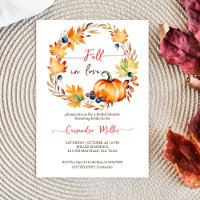 Chute amoureuse citrouille feuille wreath nuptiale