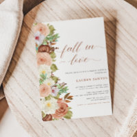 Chute d'amour - Fête des mariées d'automne minimal