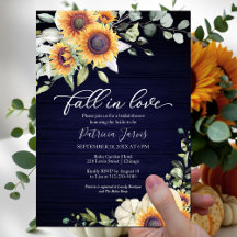 Chute en amour Fête des mariées de tournesols verd