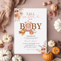 Chute en amour Fille rose En vichy Baby shower de