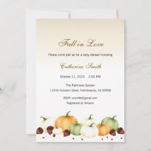 Invitation Chute en Amour Invitation, Baby shower, Maman à êt