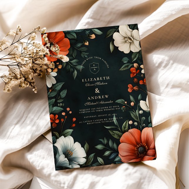 Invitation Chute gothique vintage (Créateur téléchargé)