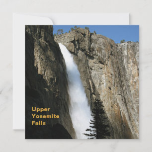 Invitation Chutes du Yosemite supérieur en Californie