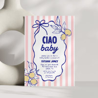 CIAO BABY Lemon Baby shower Amalfi méditerranéen