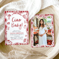 Ciao Baby Whimsical Italien Pizza Baby shower mign