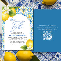 Ciao Bella Citron italien QR Code Fête des mariées