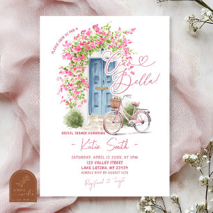 Invitation Ciao Bella Italien Ronde de Mariage Fantaisiste