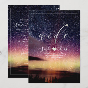 Invitation Ciel nocturne de PixDezines Aurora