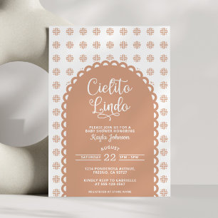 Invitation Cielito Lindo Arche Terracotta Beige en Talavera p