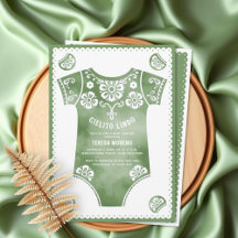 Cielito Lindo baby shower de carrosserie vert saug