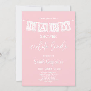 Invitation Cielito Lindo Baby shower Girl